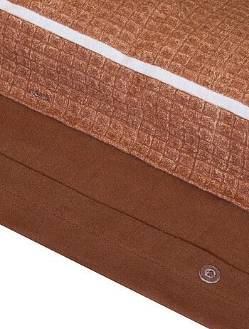 Housse de couette 260x240 + 2 taies flanelle 100% coton