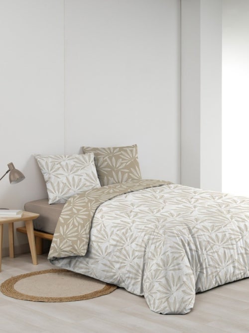 Housse de couette 260x240 + 2 taies MALIA 100% coton - Kiabi