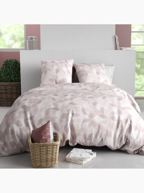 Housse de couette 260x240 ALIX + 2 taies coton 57 fils - Kiabi Housse de couette 260x240 ALIX + 2 taies coton 57 fils - Kiabi