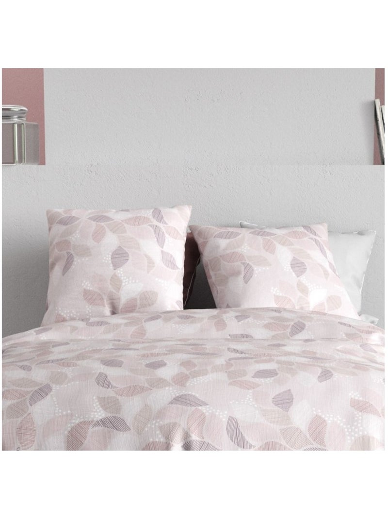 Housse de couette 260x240 ALIX + 2 taies coton 57 fils Multicolore - Kiabi