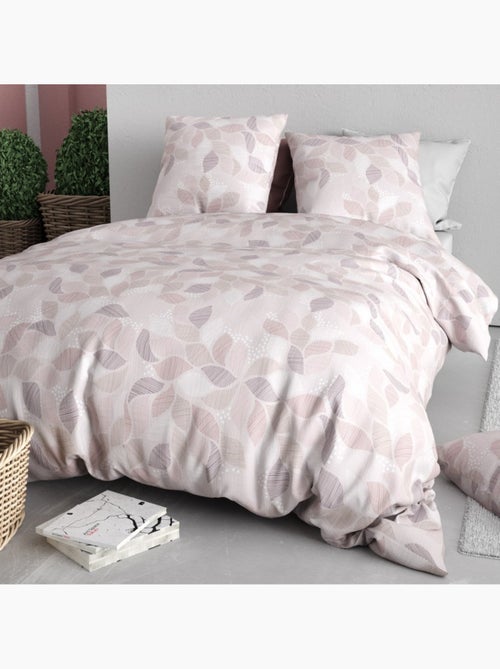 Housse de couette 260x240 ALIX + 2 taies coton 57 fils - Kiabi Housse de couette 260x240 ALIX + 2 taies coton 57 fils - Kiabi