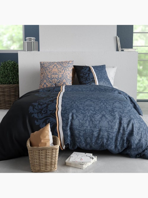 Housse de couette 260x240 ARABESQUE + 2 taies coton 57 fils - Kiabi Housse de couette 260x240 ARABESQUE + 2 taies coton 57 fils - Kiabi
