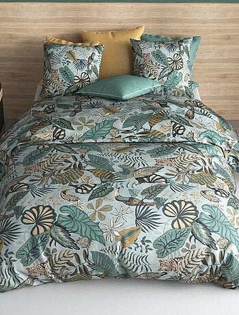 Housse de couette 260x240 CANCUN + 2 taies coton 57 fils