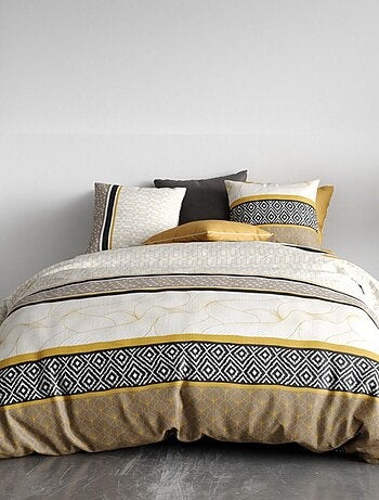 Housse de couette 260x240 CARIOCA + 2 taies coton 57 fils