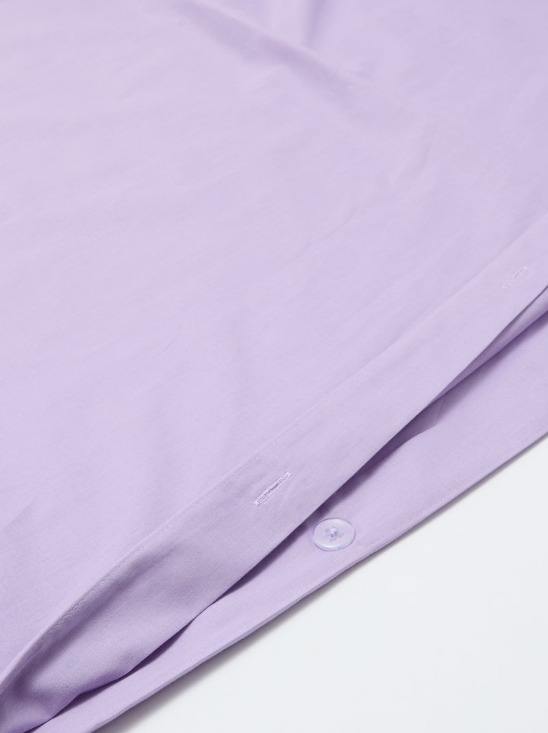 Housse de couette (260x240 cm) - Kiabi Home Violet - Kiabi