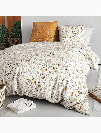 Housse de couette 260x240 DEMIL + 2 taies coton 57 fils