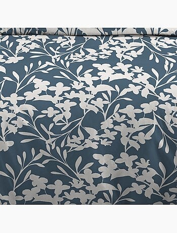 Housse de couette 260x240 finition rabat + 2 taies coton 57 fils