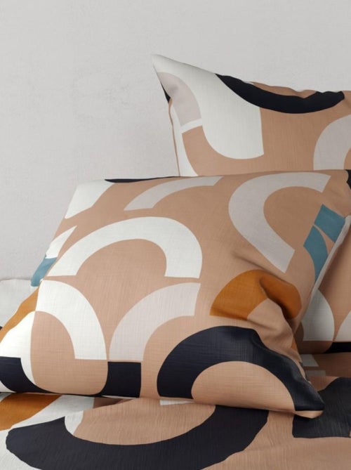 Housse de couette 260x240 IGOR + 2 taies coton 57 fils - Kiabi