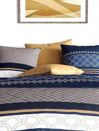 Housse de couette 260x240 KALYPSO + 2 taies coton 57 fils