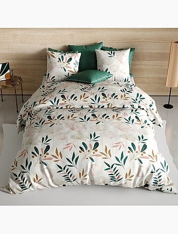 Housse de couette 260x240 KANO + 2 taies coton 57 fils