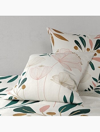 Housse de couette 260x240 KANO + 2 taies coton 57 fils