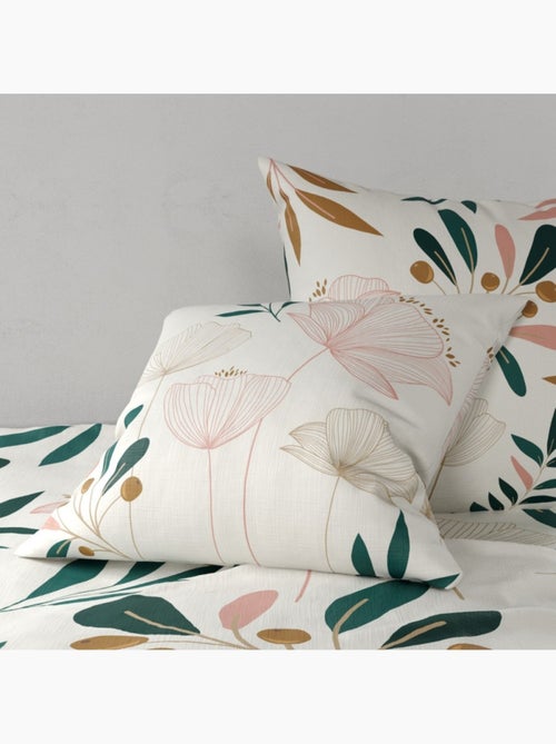 Housse de couette 260x240 KANO + 2 taies coton 57 fils - Kiabi Housse de couette 260x240 KANO + 2 taies coton 57 fils - Kiabi