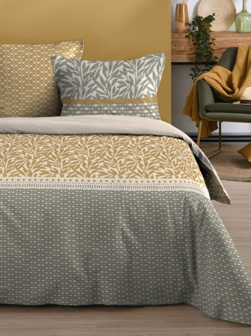 Housse de couette 260x240 MAGDALA + 2 taies coton 57 fils - Kiabi