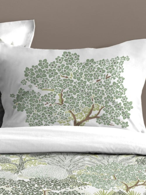 Housse de couette 260x240 MERLIN + 2 taies coton 57 fils - Kiabi