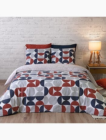 Housse de couette 260x240 MOON + 2 taies coton 57 fils