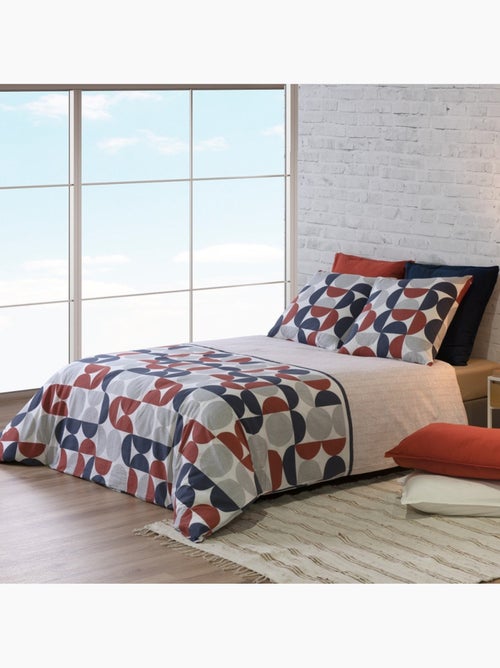 Housse de couette 260x240 MOON + 2 taies coton 57 fils - Kiabi Housse de couette 260x240 MOON + 2 taies coton 57 fils - Kiabi