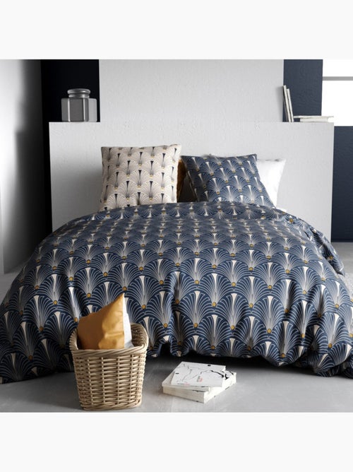 Housse de couette 260x240 PAON + 2 taies coton 57 fils - Kiabi Housse de couette 260x240 PAON + 2 taies coton 57 fils - Kiabi