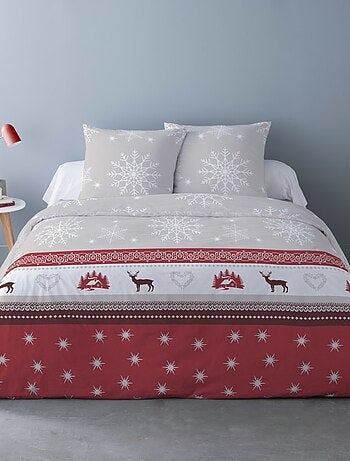 Housse de couette 260x240 VIXEN + 2 taies matière Polaire