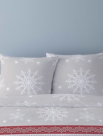 Housse de couette 260x240 VIXEN + 2 taies matière Polaire