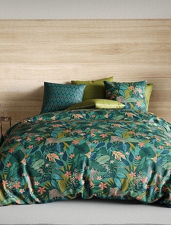 Housse de couette 260x240 ZANIA + 2 taies coton 57 fils