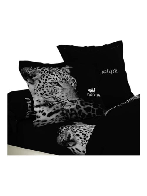 Housse de couette 6 pieces wild Leopard - Kiabi