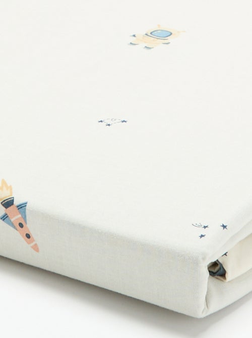 Housse de couette à motif 1 personne 80 x 120 cm en coton - Kiabi Housse de couette à motif 1 personne 80 x 120 cm en coton - Kiabi
