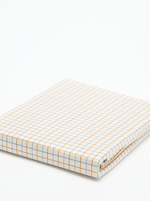 Housse de couette à motif 1 personne 80 x 120 cm en coton - Kiabi