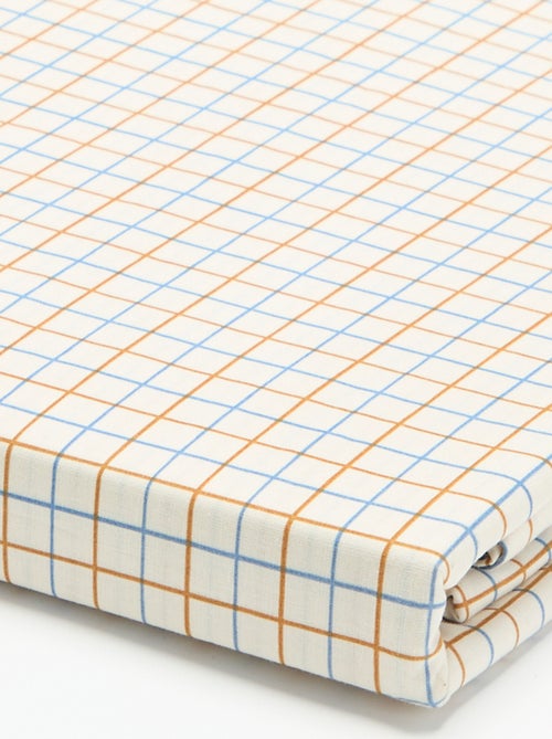 Housse de couette à motif 1 personne 80 x 120 cm en coton - Kiabi
