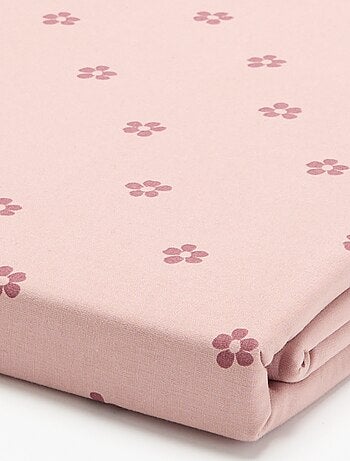 Housse de couette à motif 1 personne 80 x 120 cm en coton