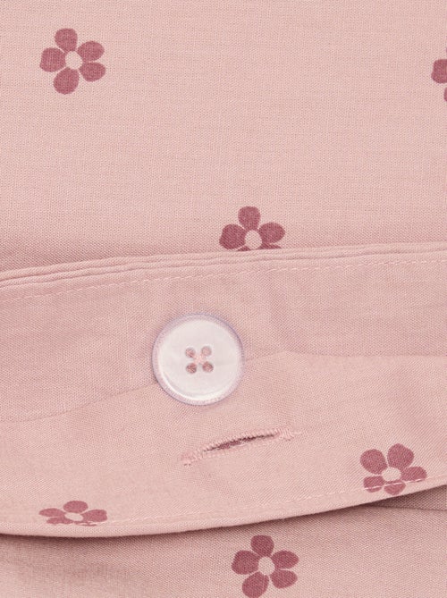 Housse de couette à motif 1 personne 80 x 120 cm en coton - Kiabi Housse de couette à motif 1 personne 80 x 120 cm en coton - Kiabi
