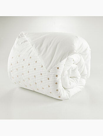 Housse de couette Agathe poivre anthracite 240x260cm