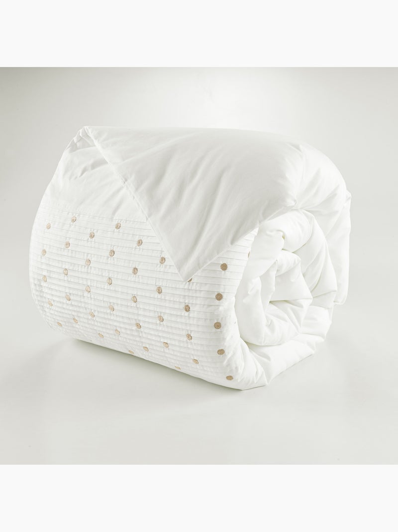 Housse de couette Agathe coco blanc 200x200cm Blanc - Kiabi
