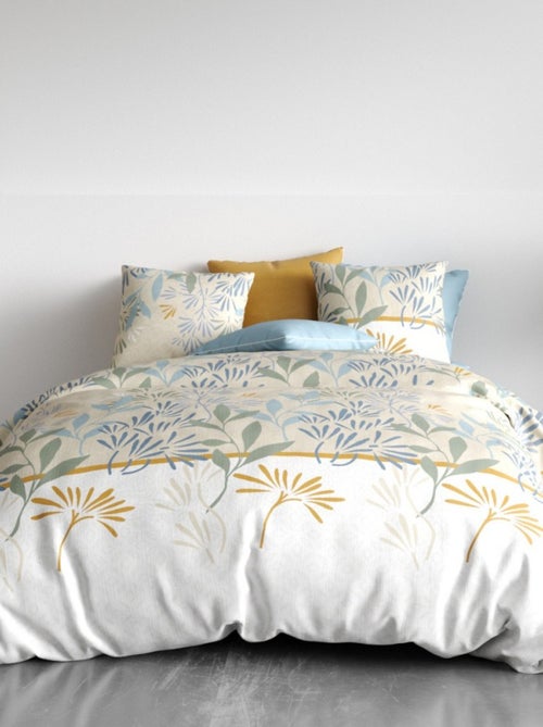 Housse de couette AGIL + 2 taies coton 57 fils - Kiabi