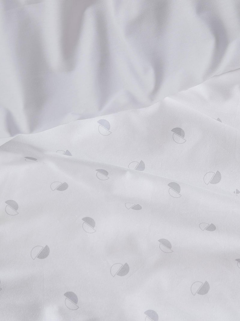 Housse de couette ALEX Gris clair - Kiabi