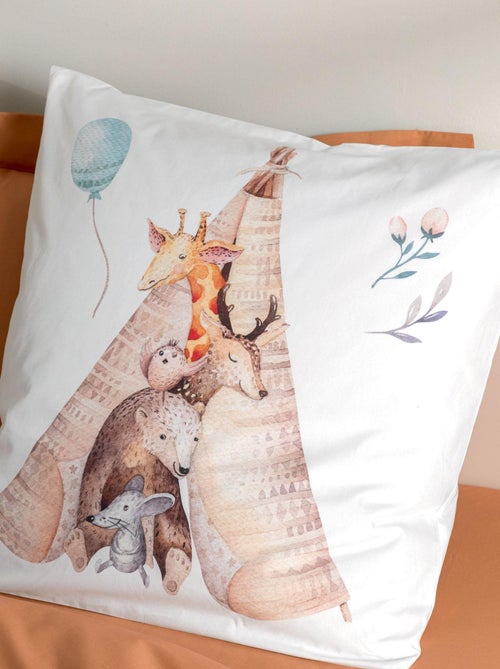 Housse de couette animaux de la fôret - Kiabi