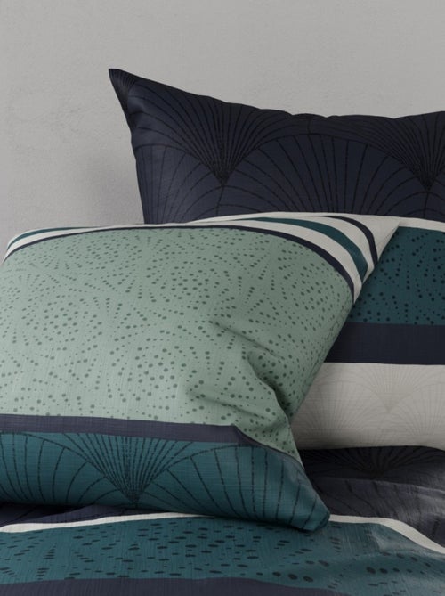 Housse de couette ANTIKA + 2 taies coton 57 fils - Kiabi