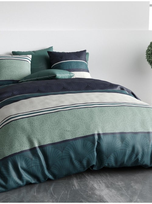 Housse de couette ANTIKA + 2 taies coton 57 fils - Kiabi