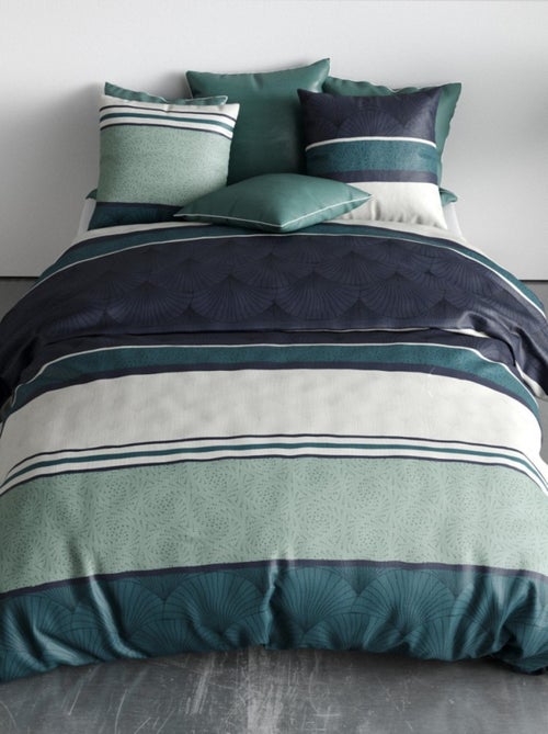 Housse de couette ANTIKA + 2 taies coton 57 fils - Kiabi
