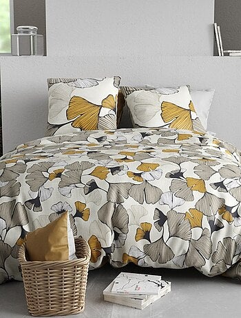Housse de couette AROM + 2 taies coton 57 fils