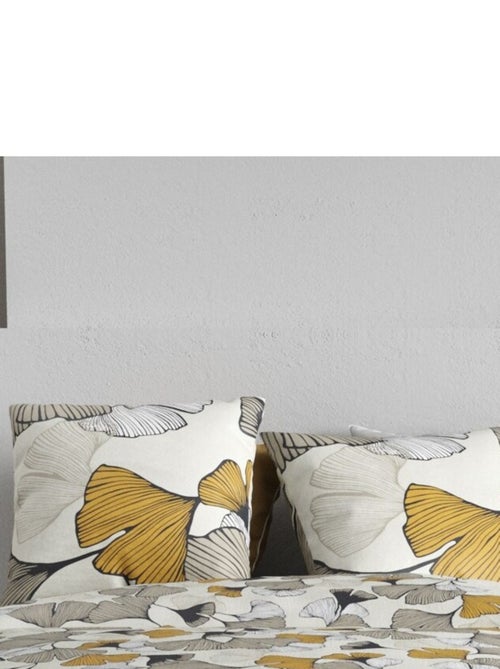 Housse de couette AROM + 2 taies coton 57 fils - Kiabi