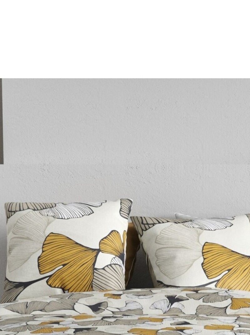 Housse de couette AROM + 2 taies coton 57 fils Multicolore - Kiabi