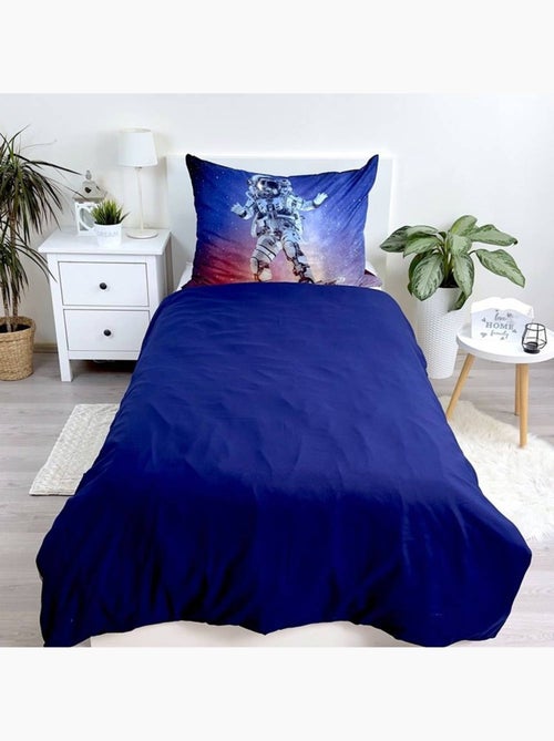Housse de couette Astronaute 140x200 cm + taie - Ensemble literie enfant - Kiabi