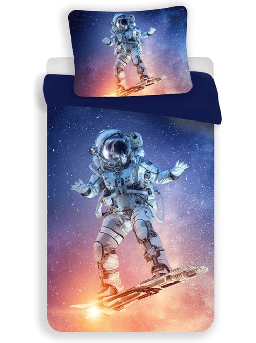 Housse de couette Astronaute 140x200 cm + taie - Ensemble literie enfant - Kiabi