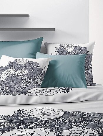 Housse de couette Avec Amour + taie(s) coton bio 47 fils