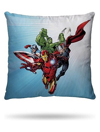 Housse de couette Avengers Originals Marvel 140x200 cm - 100% Coton - Bleu et blanc