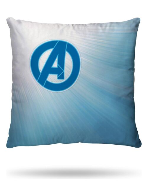 Housse de couette Avengers Originals Marvel 140x200 cm - 100% Coton - Bleu et blanc - Kiabi