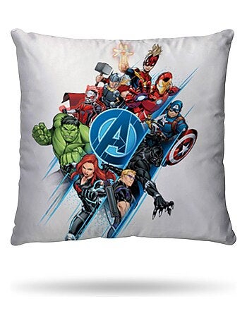 Housse de couette Avengers Team Marvel 140x200 cm - 100% Coton - Blanc