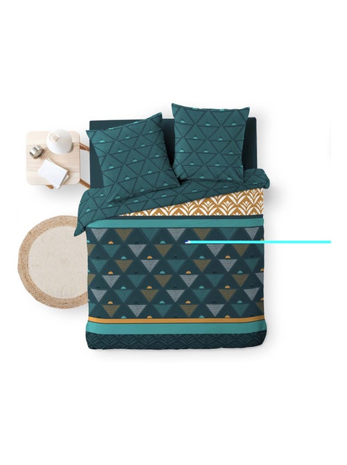 Housse de couette + b taies Microfibre Triades - Kiabi