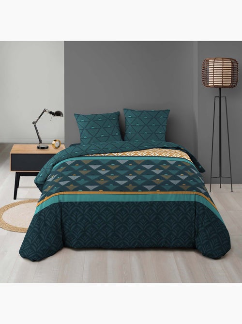 Housse de couette + b taies Microfibre Triades - Kiabi