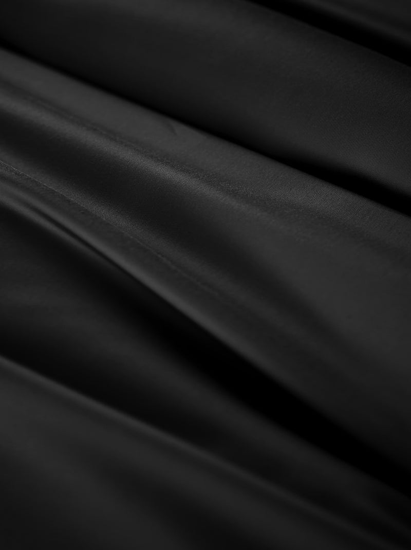 Housse de couette Bambou 120 fils Noir - Kiabi